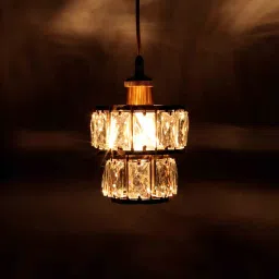 eliante by jainsons lights Aelinia Pellucid Gold Metal Hanging Light image 4