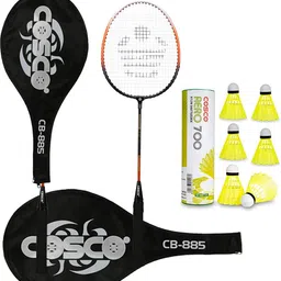 cosco CB - 885 Badminton Racket And Aero 700 Shutle Box Badminton Kit-picture-25