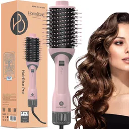 HOMEBASIC HB-S200 Professional Hot Air Brush Adjustable 3 Heat Settings for All Hair Types Hair Dryer-image-56