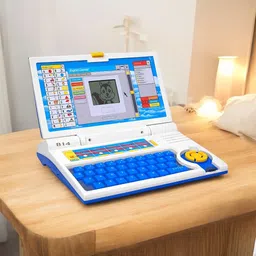 snm97 Educational English Learner Laptop with Mouse for Kids 20 Activity Games toy_349 image 1