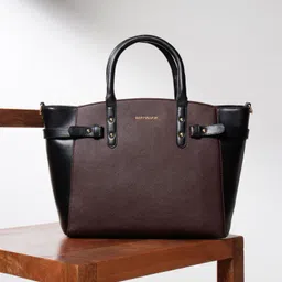 berrylush Women Brown Tote-picture-21