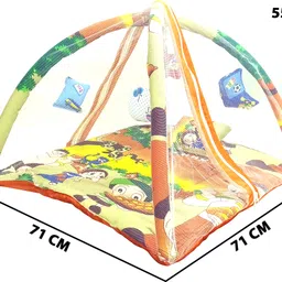 lakshya craft Baby Play Gym With Mosquito Net ( Chhota Bheem Print ) Sleeping Bag image 2