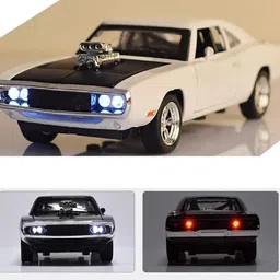 manaki enterprise 1:32 Diecast Model Alloy F & F 7 Dodge Charger Alloy Metal Pull Back Car toys-picture-18