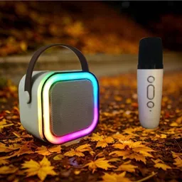 NHOUSE G16_k12 Wireless Karaoke Mic Speaker: K12 with RGB, 5W Bluetooth 10 W Bluetooth Home Audio Speaker-picture-16