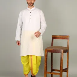 HOC Embroidered, Striped, Solid Men Dhoti image 5