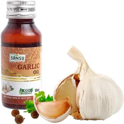 sansu Garlic Oil | 100% Pure & Natural For Skin care & Hair treatment | Pack of 2 - image 3