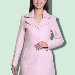 troo blue Women Solid Double Breasted Casual Blazer-picture-28