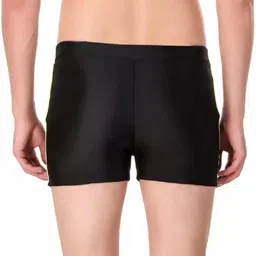 navex Solid Men Black, Yellow Swimsuit image 2