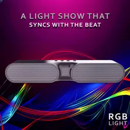 Clairbell Bluetooth Soundbar: 12-Hr Playtime, 20W Output, 52mm Drivers, Aux/USB 90 12 W Bluetooth Soundbar image 5