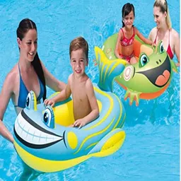 kindertales Bestway 34085 Frog and(IND*90632) Inflatable Boat Inflatable Swimming Safety Tube-picture-16