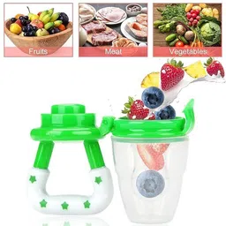 royal krafts Combo of Fruit Nibbler Pacifier and Silicone Feeding Spoon Bottle for Babies - Silicon image 4
