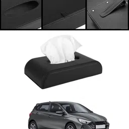 ayw Universal Black D Shape Leatherite Tissue Holder For Car/Home-143 Vehicle Tissue Dispenser-picture-21