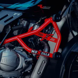 moxzilla Xpulse 4V Crash Guard with 4 Slider Red image 2