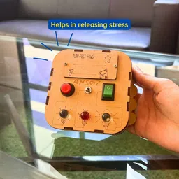 ansoz Stress Buster Confusion Interactive Busy Board Electroni Toy for Ages 1+ image 3