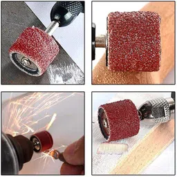 a&s toolshop 51pcs Sanding Drum Set for Dremel & All Sanding Drum Kit Rotary Bit Set image 3