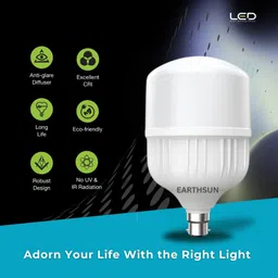 earthsun 35 W Inverter Round B22 D LED Bulb image 2