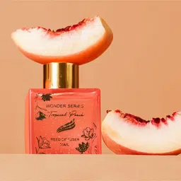 pan aromas Wonder Series Reed Diffuser - 50ml - Tropical Peach image 1