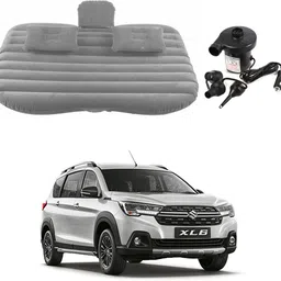 oshotto Car Travel Inflatable Bed Mattress with Two Air Pillows For XL6 (Grey) Car Inflatable Bed-picture-21