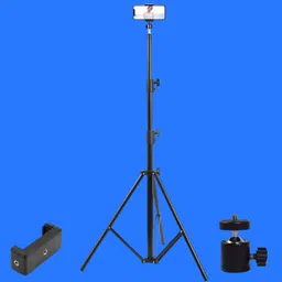 Protance Tripod Stand 7 Feet for Mobile & Camera | Adjustable Aluminum Tripod FP06 Tripod image 1