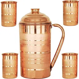 evergrow JugCoppergglass025152 Jug Glass Set-picture-10