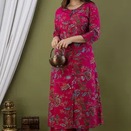 ugmaz Women Viscose Rayon Kurta Palazzo Set-picture-18