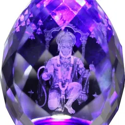lilone Hanuman Ji Crystal Showpiece Decorative Showpiece - 5 cm-picture-20