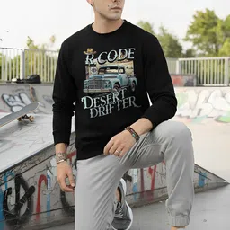 r.code by the roadster life co. Men Full Sleeve Graphic Print Sweatshirt image 4