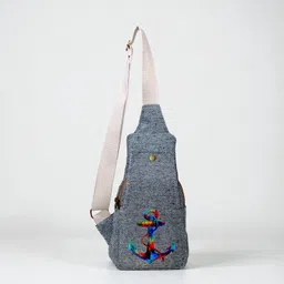 gau sudh Green Men & Women Shoulder Bag Hemp Super Fashion Chest and Shoulder Bag for Women & Men-picture-24