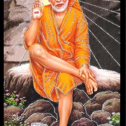 SAIBABA (5 Inch X 7 Inch) Laminated Photo With Back Support Mount Religious Frame-image-79