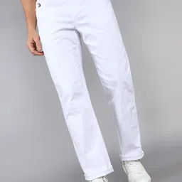 u.s. polo assn. denim co. Men Relaxed Fit Mid Rise White Jeans-picture-22