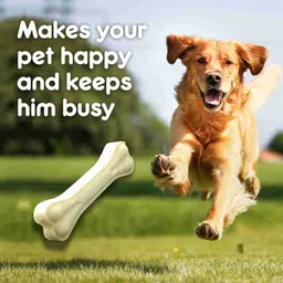 pet clue (5 Inch Pack of 5) Dog Pet Food Press Bone Calcium&Twisted Chicken Dog Chew Bone Chicken Dog Chew image 5