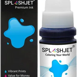 Splashjet GI790 Refill Ink for CN Pixma G2010, G2000, G2012, G3000 - (70g x 1 Cyan) Cyan Ink Bottle-image-57