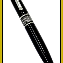 parmarth enterprises Executive Series Black Metal Body Ball Pen With Designer Silver Trims Best Gift Ball Pen-picture-35
