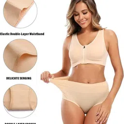 louis craft Pack of 4 Women Hipster Multicolor Panty image 4