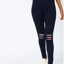 1daystreet Women Skinny Mid Rise Blue Jeans-picture-29