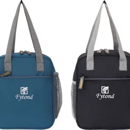 fytona High Quality Medium Size Combo (Pack of 2) For School/Office /College/Picnic Waterproof Lunch Bag-picture-19