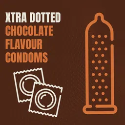 wellncare Da'Zeagra Extra Dotted Condoms for Men | Ribbed and Dotted for Extra Stimulation Condom image 3