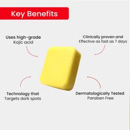 women natural Kojic Acid 2% Soap with Niacinamide | Reduce Pigmentation | For All Skin Types image 3