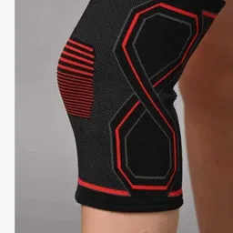 mikku Elastic Knee Compression Support Sleeve for Joint Pain Relief, Ab Exerciser image 2