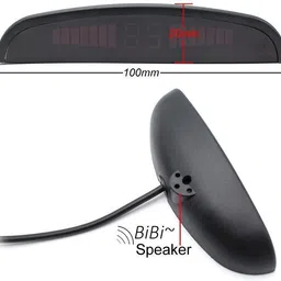 zplus 4 Black Parking Sensors With LED Display Which Increased Safety of Passengers/Car One Alarm Kit-1038 Parking Sensor image 3