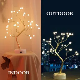 aravli Tabletop Bonsai Tree Light with 36 Pearl LED, DIY Artificial TreeLamp for Party Table Lamp image 5