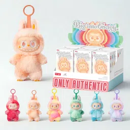 plushvibe PopMart Labubu Doll Mystery Box Plush Kawaii Collectible Doll Soft Plush Toy-picture-32