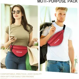 fkhbags waist bag Travel Pouch Passport Holder with Adjustable Strap[ image 4