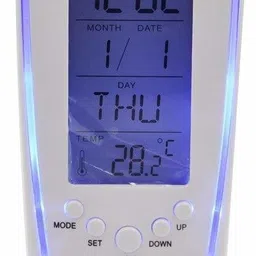 lariox Digital White Clock image 1