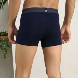 damensch Deo-Soft Anti-Bacterial Navy Solid Men Trunk image 5
