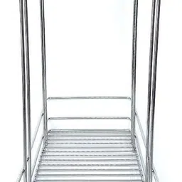 verito Utensil Kitchen Rack 2 Tier Pull out Kitchen Basket 6X20X17 Inch / Modular Kitchen Basket Steel image 5