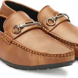 nxtkick Stylish Comfortable with Soft Cushioned Insole Hand-Stitched Design for Trendy Loafers For Men image 3