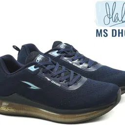 asian Missile-01 navy Running Shoes for Men I Sport Shoes for Boys with Transparent Sole Technology | Crystal look cushion eva midsole for Extra Jump I Memory Foam Insole Running Shoes For Men image 2