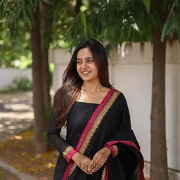 vastrahaar Women Solid Cotton Silk Ethnic Dress With Attached Dupatta image 2