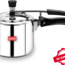 avias Ceres Stainless Steel Inner Lid Pressure Cooker / 1.2mm Thickness / 3 L Induction Bottom Pressure Cooker-picture-10